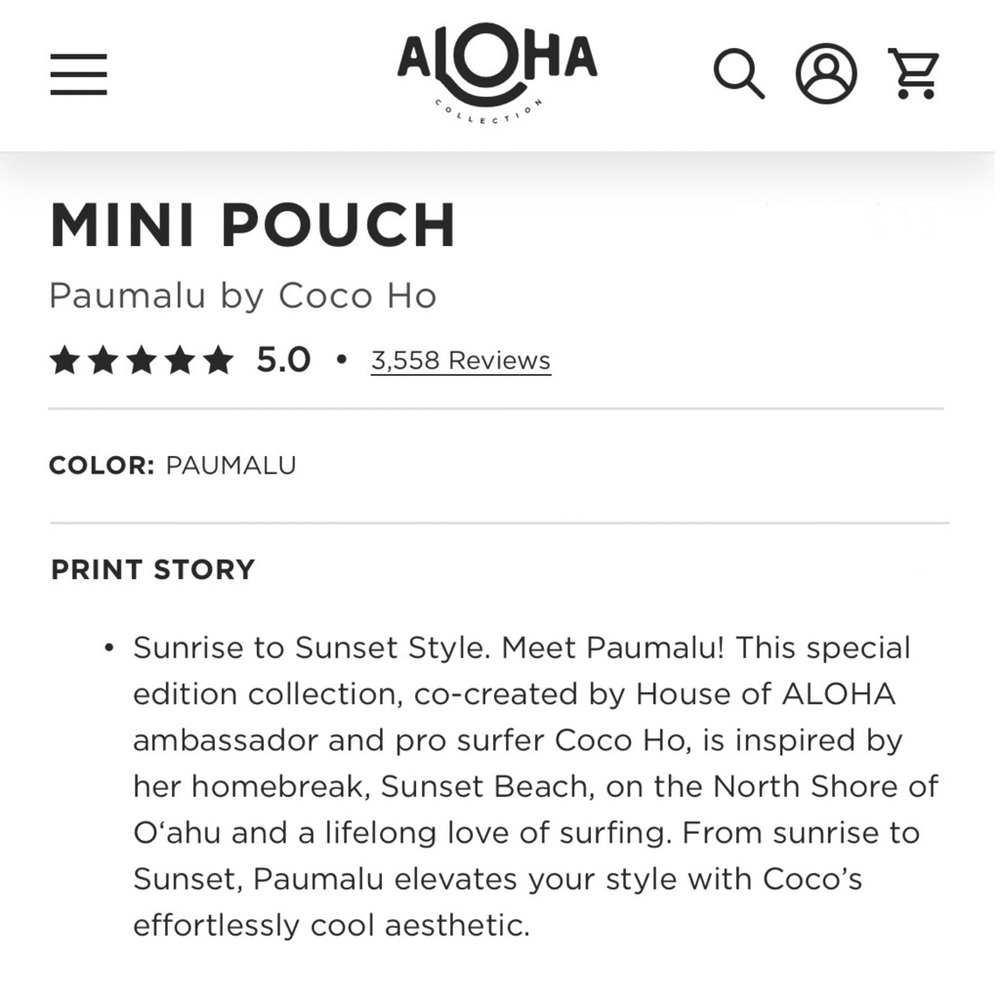 ALOHA Collection Mini Pouch - Picture 4 of 7